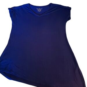Chico's Asymmetrical Tunic in Royal Blue. EUC size 0